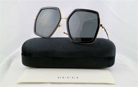 Gucci™ GG0106S Geometric Sunglasses 